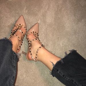 Studded Heels